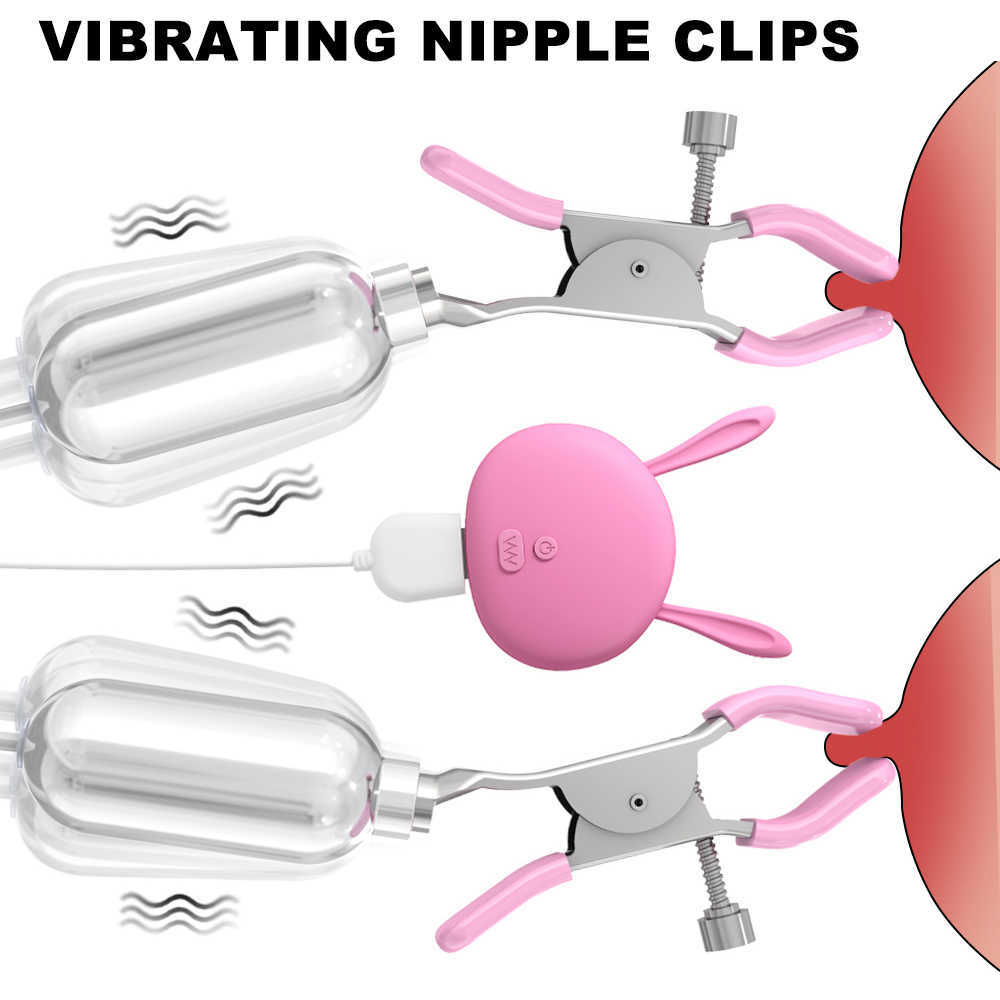 Nxy Vibratoren 10-Frequenz-Nippelclip-Vibrator, Brustmassage, vibrierendes Ei, G-Punkt, Klitoris, Zungenlecken, stimulieren die Muschi, Sexspielzeug für Frauen, 230310