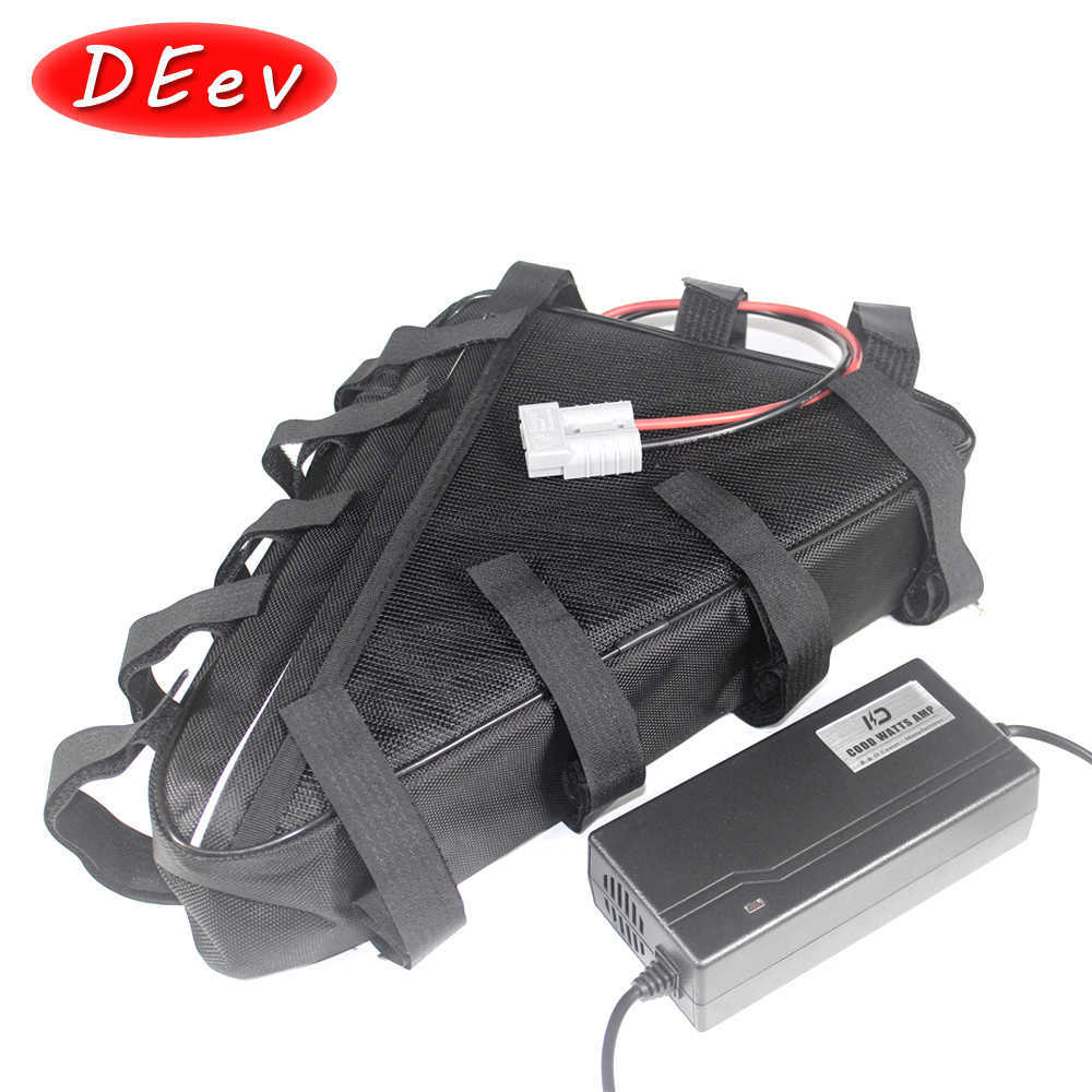 72V 20AH 30AH 40AH eBike Triangle Lithium Battery For 72V 3000W 4000W Electric Bicycle Battery Pack