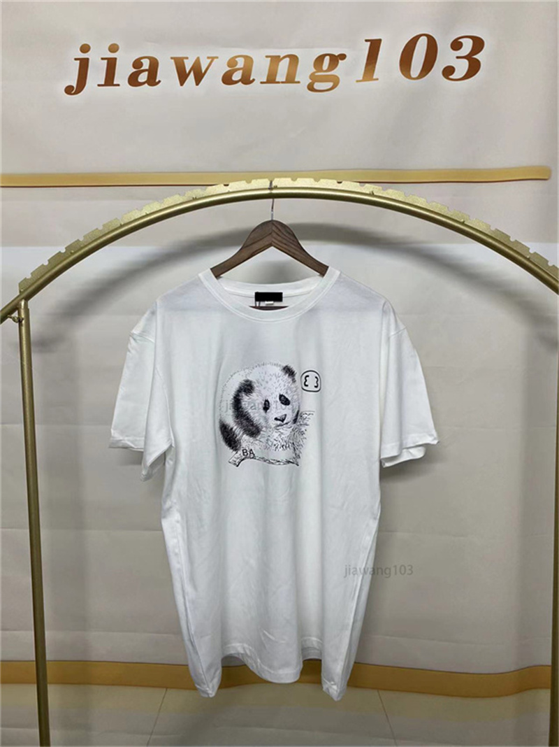 En çok satan sayaç özel Panda Tees erkek ve kadın tasarımcılar gevşek baskı Istasyonu Sokak çift T gömlek boyutu S-5XL