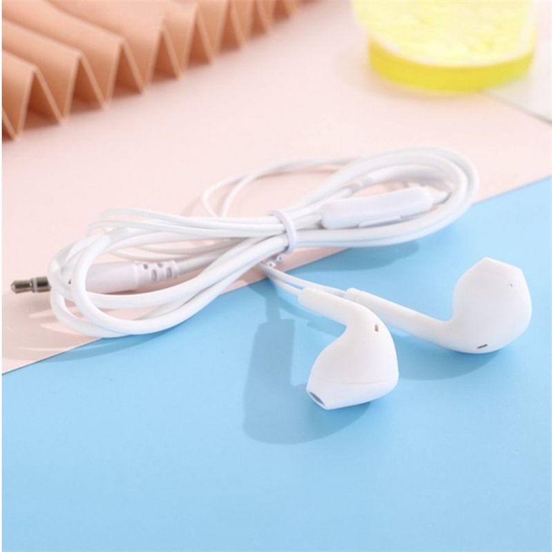 Wired Earphones With Microphone 3.5mm Earphones Plug In-Ear Headphones Music Earplugs Ergonomic Headphones for Smartphones DHL 