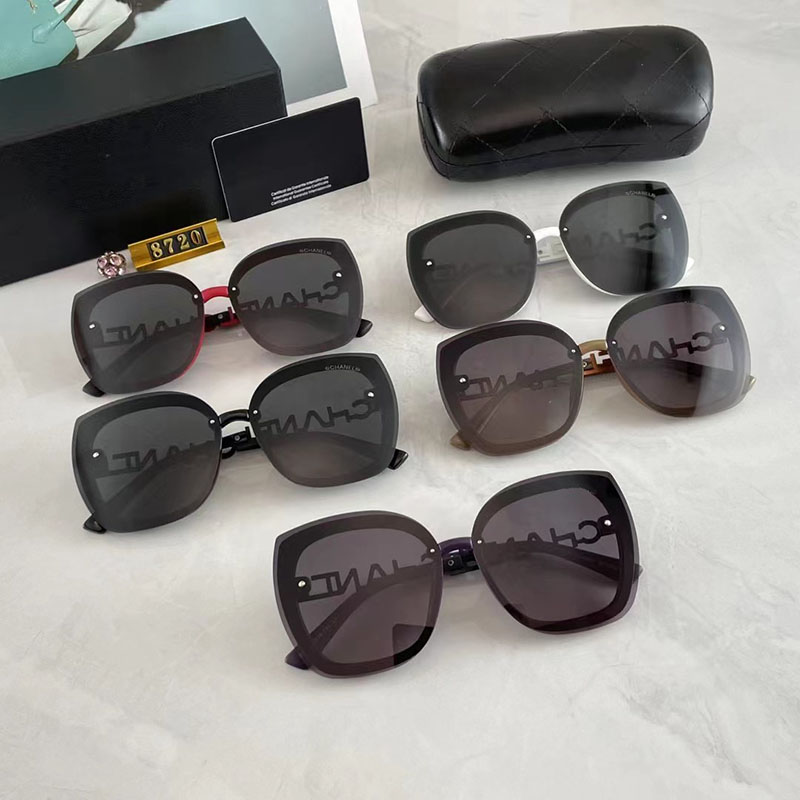 Designer Sonnenbrille Mode Sonnenbrille für Frauen Luxus Buchstaben Spiegel Bein mit Diamond Beach Shading UV -Schutz polarisierte Brille Geschenk mit Schachtel Gut