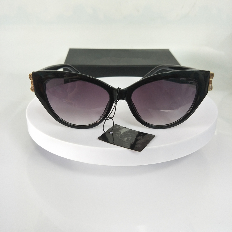 Kadın için kedi göz güneş gözlüğü büyük boy kare gözlük bayanlar vintage tasarımcılar güneş gözlükleri