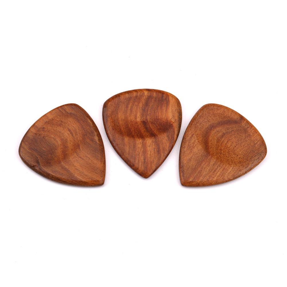 Wood Acoustic Guitar Pick Electric Bass Plectrum Hearted Shape Pick Guitar Guitarra Accessories Stringed Musical Instrument