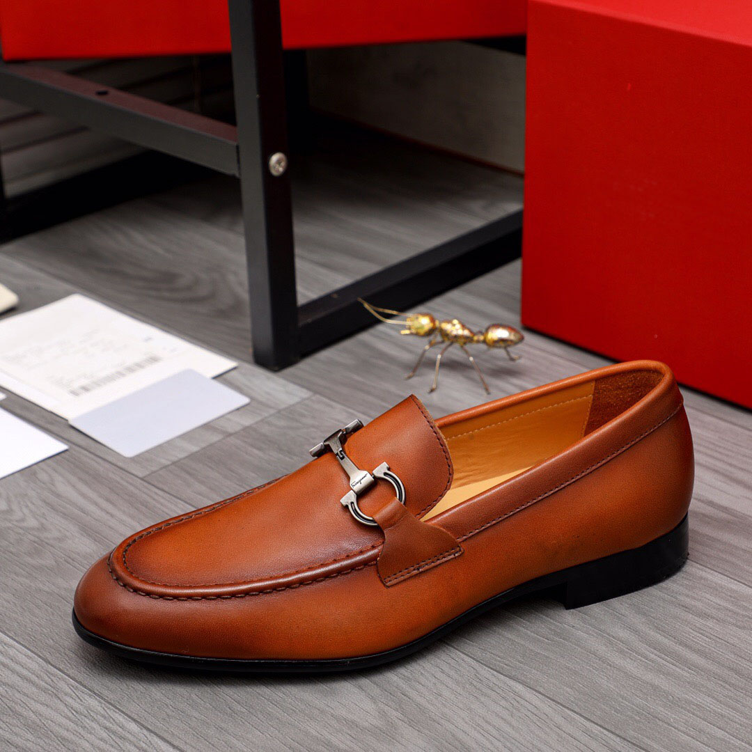 2023 Mens Dress Shoes 정품 가죽 브랜드 디자이너 플랫 신발 패션 브로그 신발 고품질 남성 비즈니스 공식 로퍼 Zapatos Hombr 크기 38-44