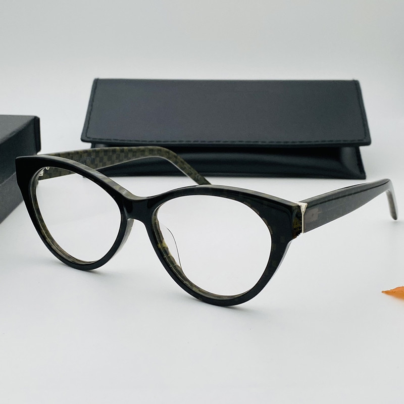 2023 Lux Cateye Gözlük Çerçevesi 96m Kadınlar Saf-Plank Küçük Fullrim Reçeteli Gözlük Hafif Gkgles Gözlükler 55-15-15-140 TOPLUK KASASI