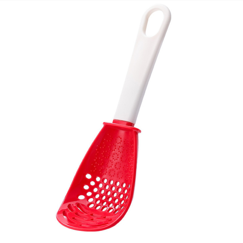 Colander Strainers Spoon Garlic Potato Press Spoons Fry the shovel For Cooking Kitchen Accessory H23-37