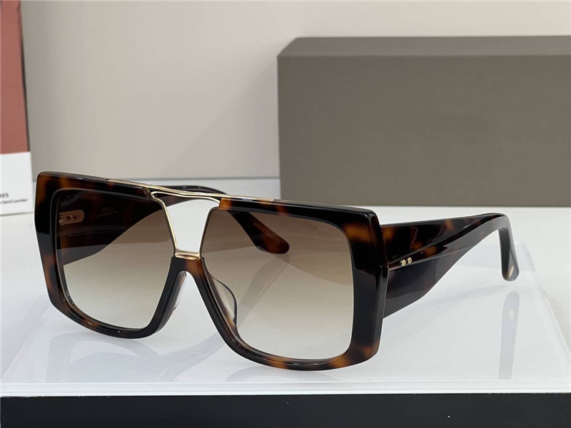 Новый дизайн моды Men Square Sunglasses 420 Acetate Frame Classic Simple и Popular Limited Edition Limited Edition Outdoor UV400 защитные очки