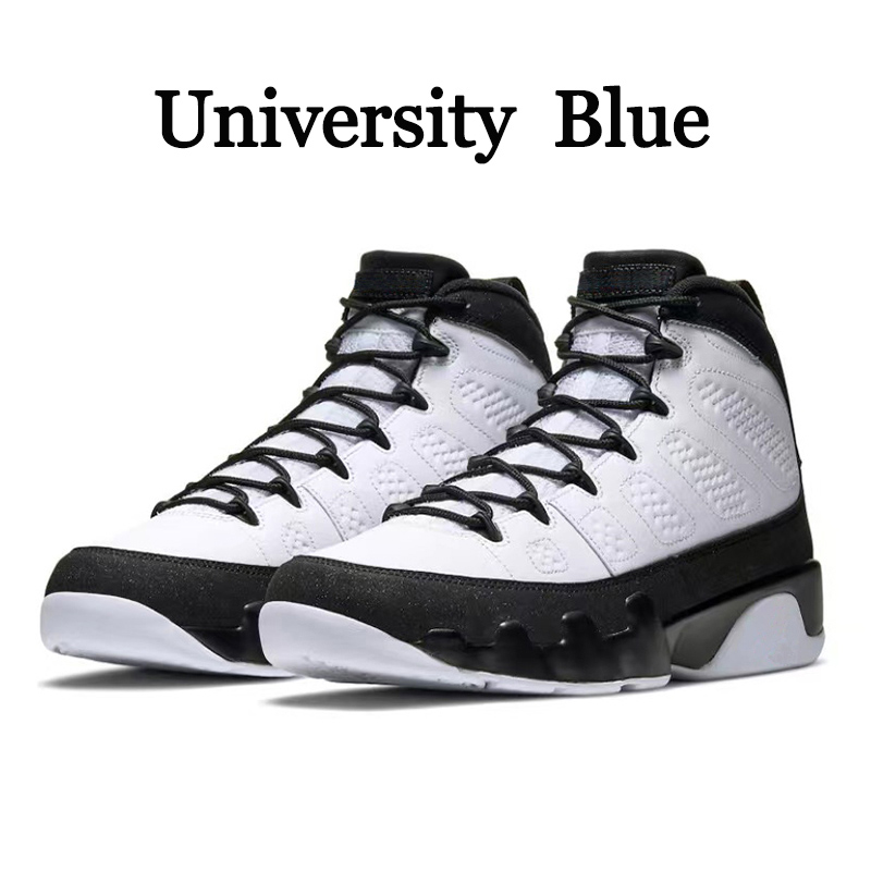 Og Jumpman 9 9S Basquete Sapatos Mens Chile Universidade Vermelha Blue Gold Barões Partícula Cinza Cinza Espaço de Patente Jace Darco Carvão Cool Gray Trainers Sports Sports 40-47