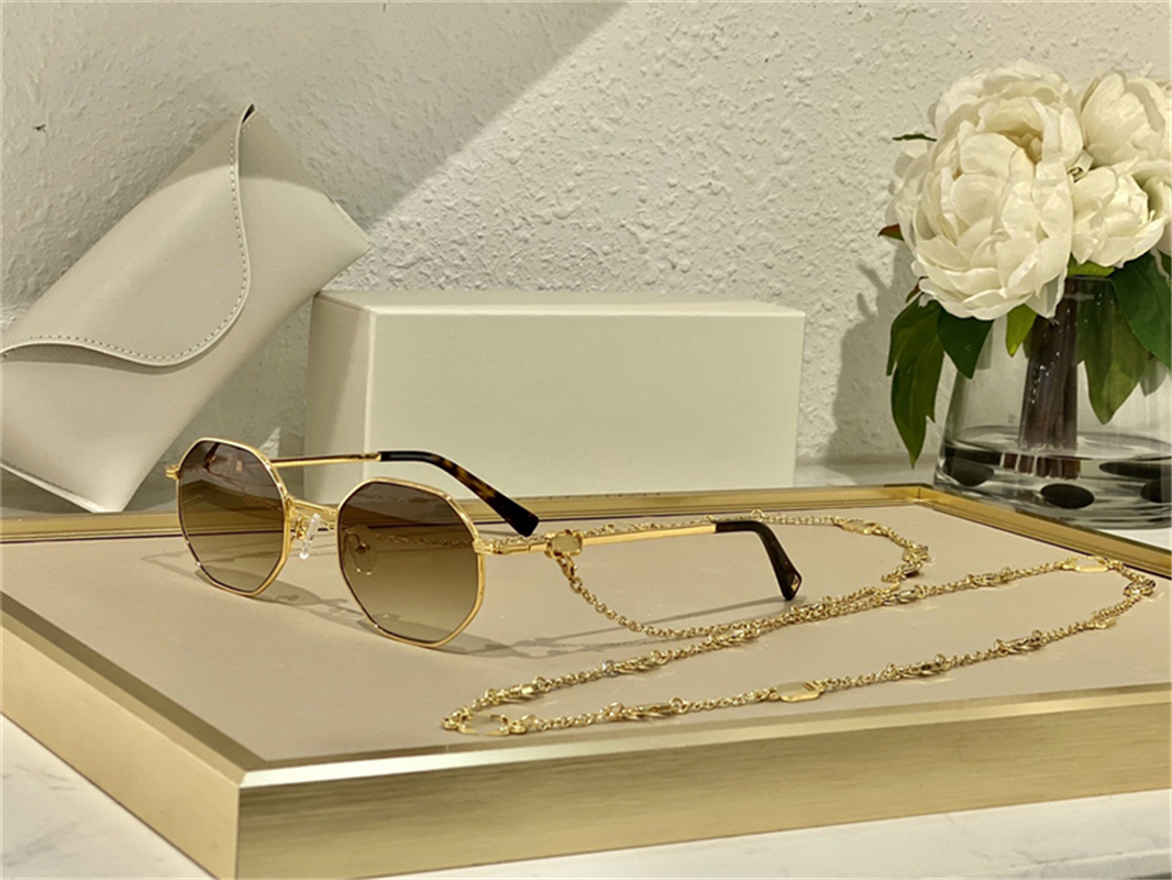 레트로 럭셔리 브랜드 디자이너 선글라스 여성용 여성용 선글라스 패션 멋진 체인 선글라스 uv400 보호 렌즈 미적 펑키 안경