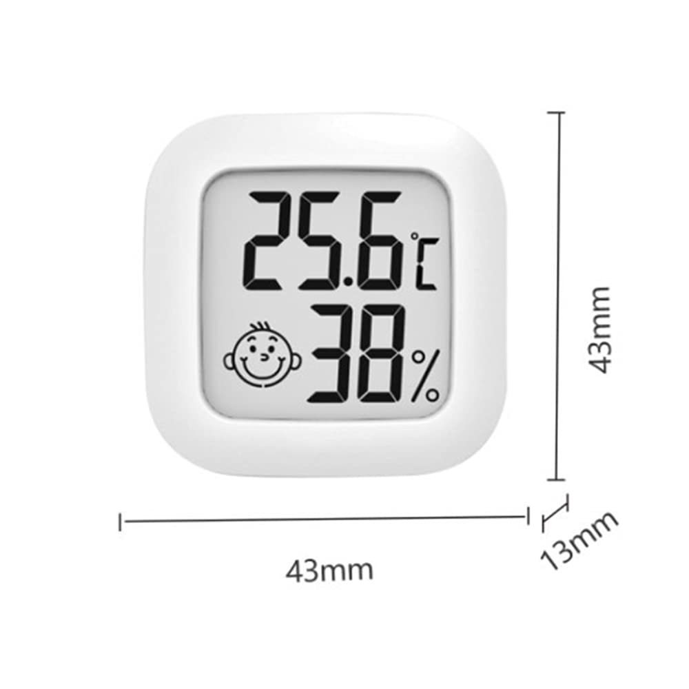 HOMARY INOUROL Alta Precisão Temperatura Digital e Higrômetro Instrumento com temperatura eletrônica de face sorridente e higrômetro Manufac Dh3667