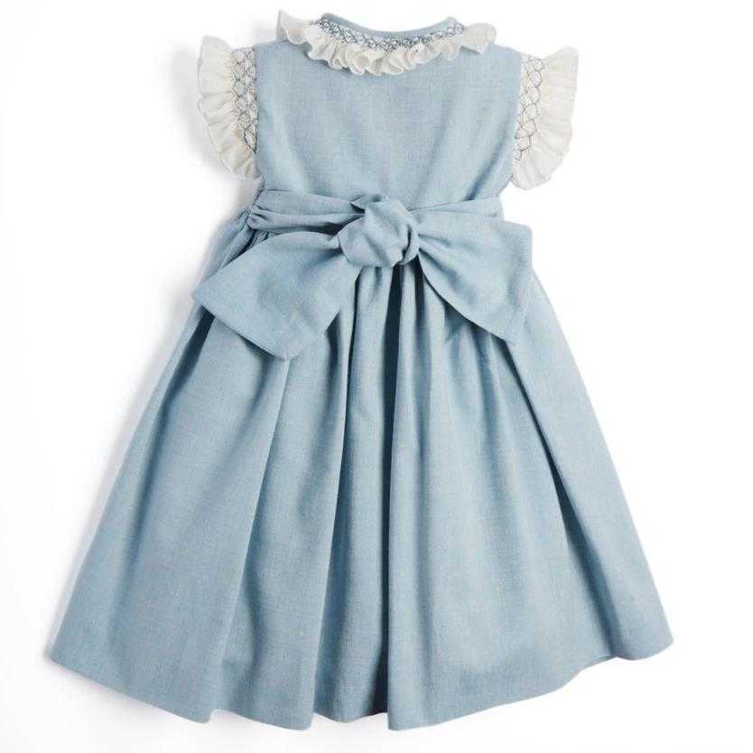 Robes de fille Été Espagnol Lolita Princesse Robe Anniversaire Baptême Robe De Fête Enfants Boutique Robes Pour Filles Eid A1694