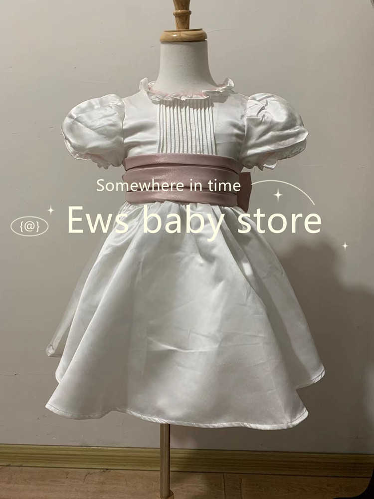 Robes de fille Miayii été espagnol lolita princesse robe avec arc anniversaire baptême robe de fête enfants boutique robes pour filles Eid A1116