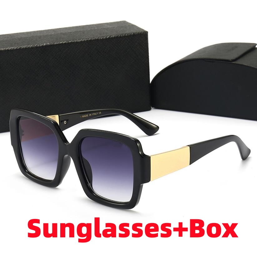 Gafas de sol de diseñador para hombre para mujeres Gasas de sol de moda al aire libre Timeless Classic Style Eyewear Retro Unisex Goggles Sport Driving Múltiples tonos de estilo con caja