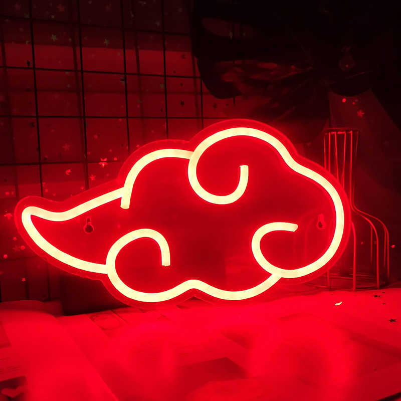 LED Strips Custom Neon Sign Cloud LED Light Wall Room Art Decor Home Bedroom Gaming Room Party Decoration Creative Gift Neon Night Light P230315