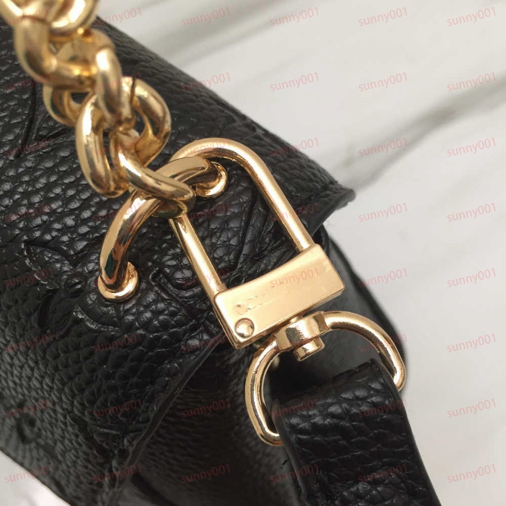 Дизайнерские цепные сумки с твердым цветом роскошная сумочка рюкзак рюкзак шестнадцатеричная сумка с настенной модной леди из тиснений цветочные сумки с тиснением