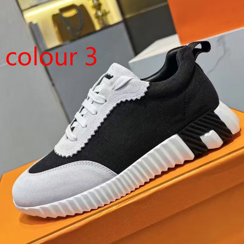 Thick soled Casual shoes designer shoe women Travel leather lace-up sneaker cowhide fashion lady Flat Running Trainers Letters platform men gym sneakers size 35-44-45