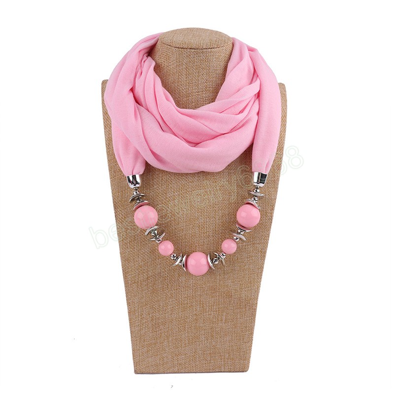 Vaste sieraden kralen hangers ketting sjaalhoofd sjaals vrouwen etnische katoenen linnen moslim hijab sjaals wraps foulard femme