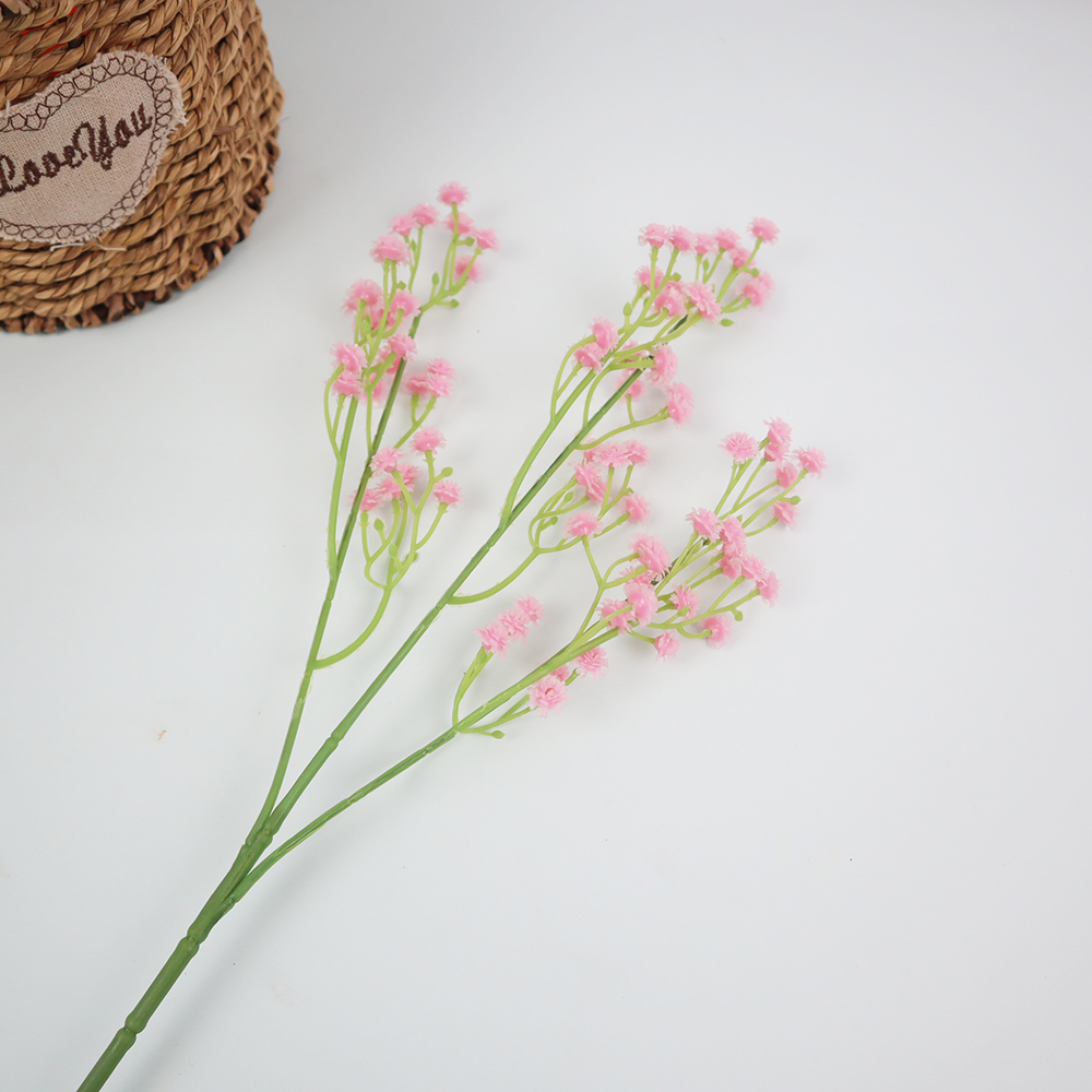 Vente chaude Main Sentir Partout dans le Ciel Étoile Fleur PU Adhésif Doux Mariage Décoration De La Maison Hôtel Placement En Plastique Fleur Artificielle Usine En Gros