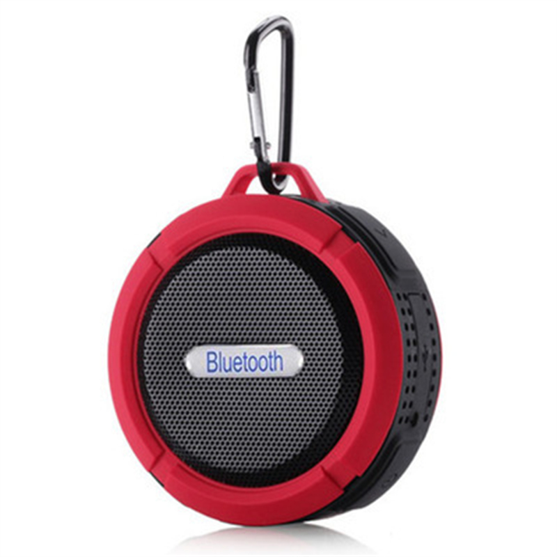 Динамик Bluetooth C6 Водонепроницаемый наружный всасывающий чашка мини -динамик Bluetooth -динамик мобильный телефон Subwoofer небольшой динамик USB Bluetooth TF