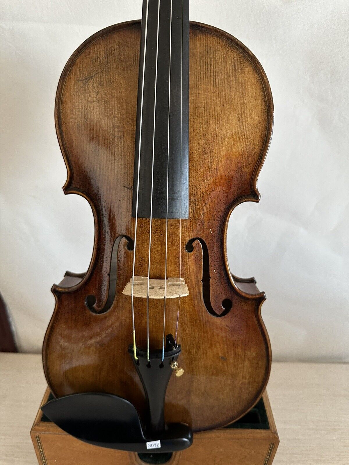 2023 Custom violin Master 4/4 violin Solid flamed maple back spruce top hand carved K3076