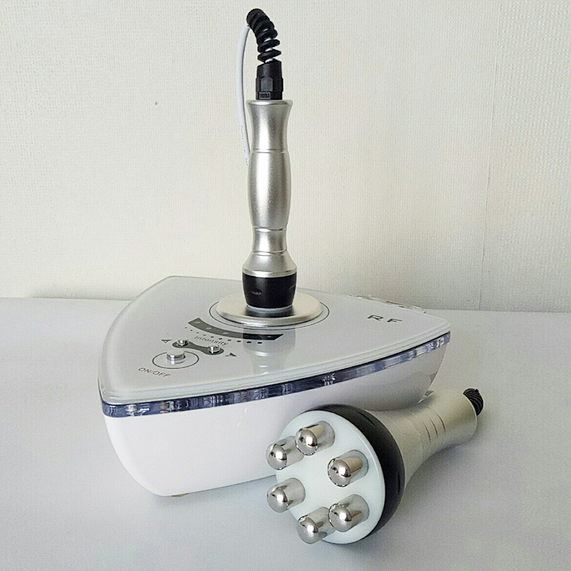 2 I 1 RF Radio Frequency Beauty Machine Eye Skin Care Tool Skin Dra åt ansiktslyftning Kropp ansikte massager