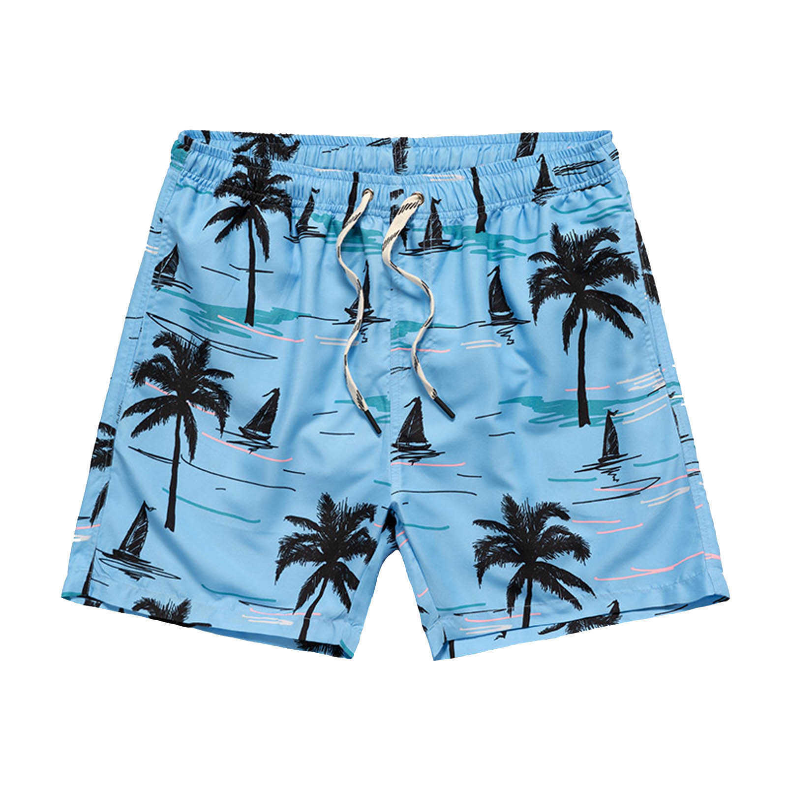Pantaloncini da uomo Hawaiian Men's Beach Thunks 2023 Pantaloncini da surf con stampa di moda Quick Dry Uomo con pantaloncini da bagno foderati in rete Vacanze estive W0320