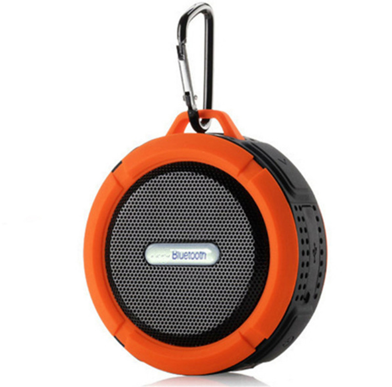 Bluetooth głośnik C6 Waterproof na zewnątrz Puchar ssący mini głośnik Bluetooth SMAR CELEFEL SAMER SUBOOFOR MAŁY GŁĘBEK USB Bluetooth TF Radio