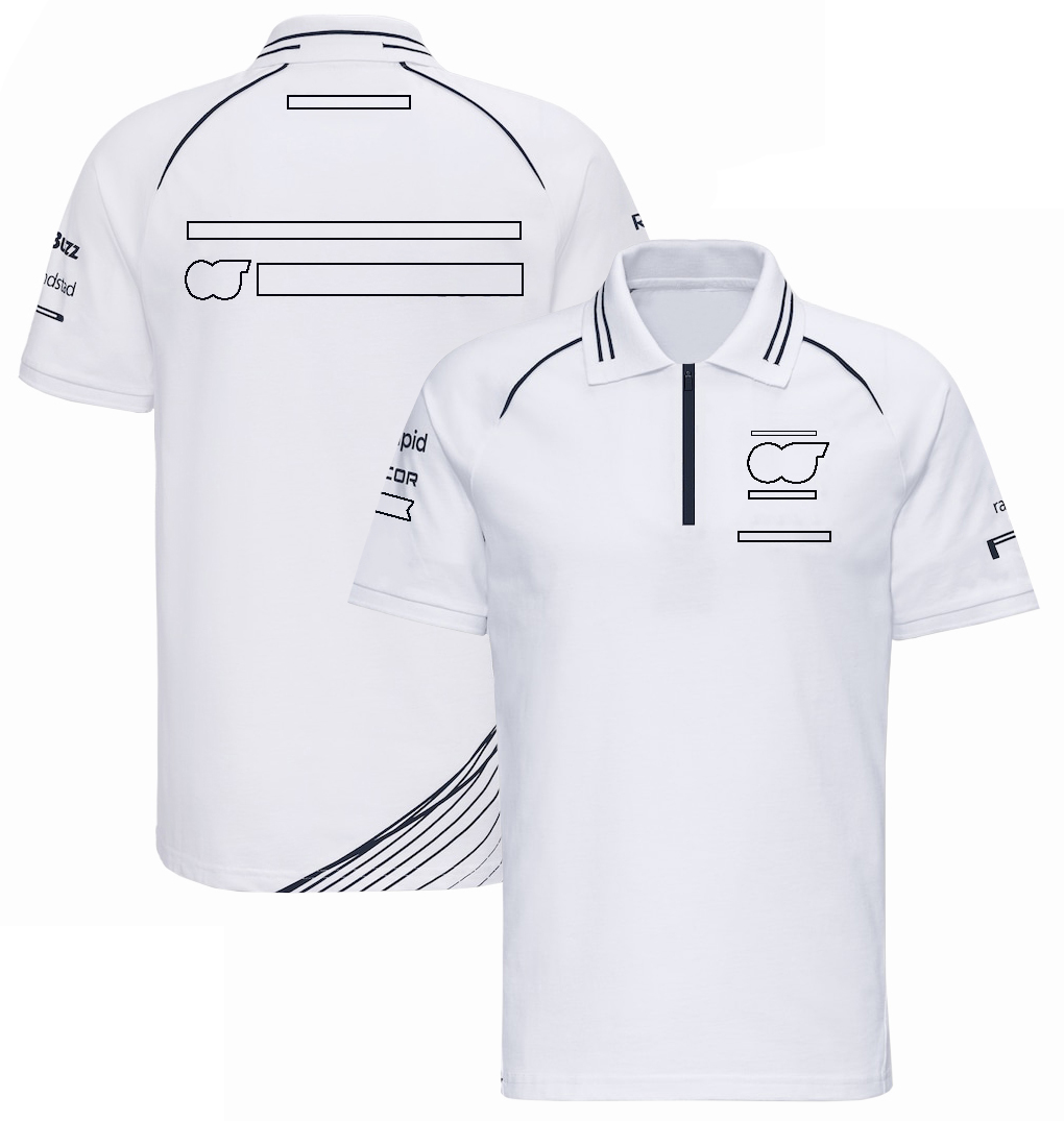 F1 2022-2023 Takım Polo Gömlek Formül 1 Yarış Erkekler T-Shirt Yakası Kısa Kollu Yaz Erkekleri Kadın Günlük T-Shirt Motokros Jer262m