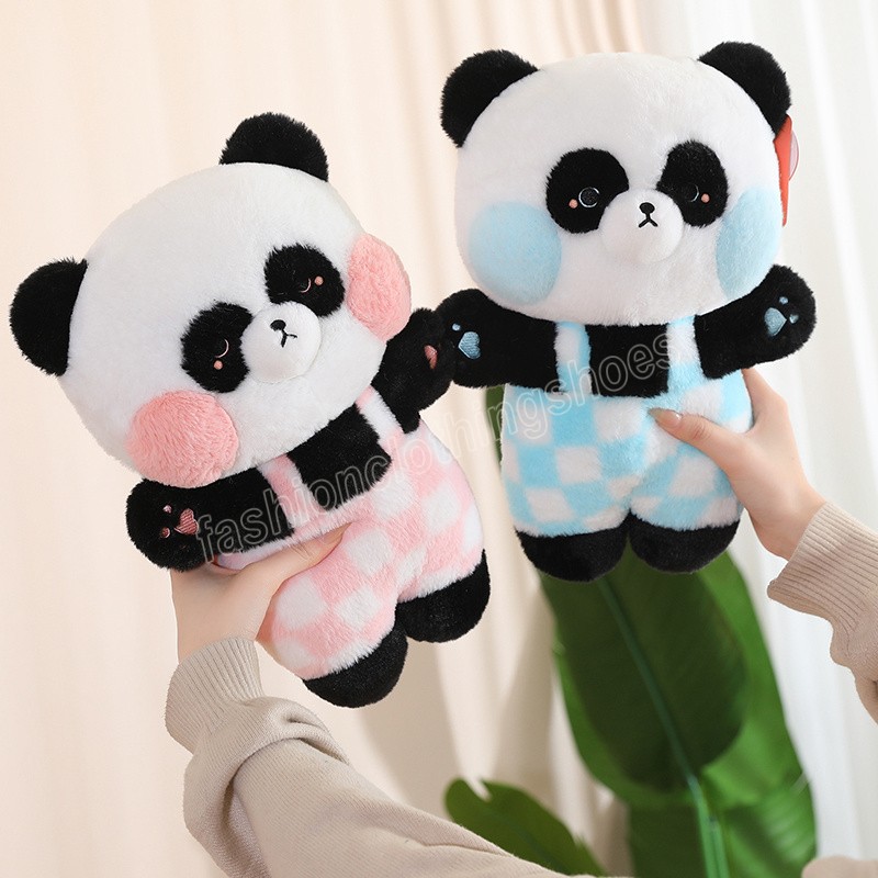 30/40 cm kawaii paar panda plush speelgoed schattige panda plush kussen gevulde zachte dieren poppen voor meisjes baby geschenken