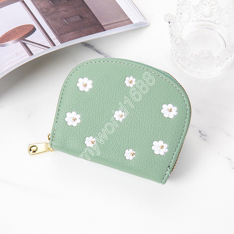 Portafogli PU ID Card Titolari Anti Thief Bank Credit Bus Card Cover Porta biglietti da visita Coin Zipper Pouch Organ Wallets Borse Organizer