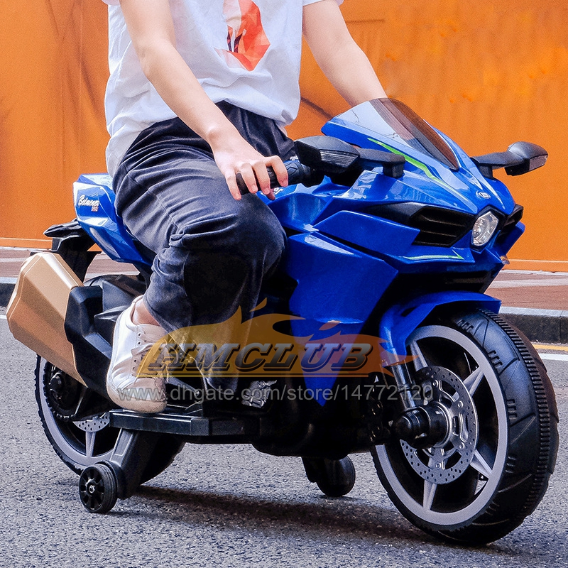 2023 Çocuk Elektrikli Araba Motosiklet Erkek ve Kız Şarj Edilebilir İki Tekerlekli Motosiklet 3-6-8 yaşında Oyuncak Araba Hafif Müzik Scooter Doğum Günü Hediyeleri ile Oturabilir