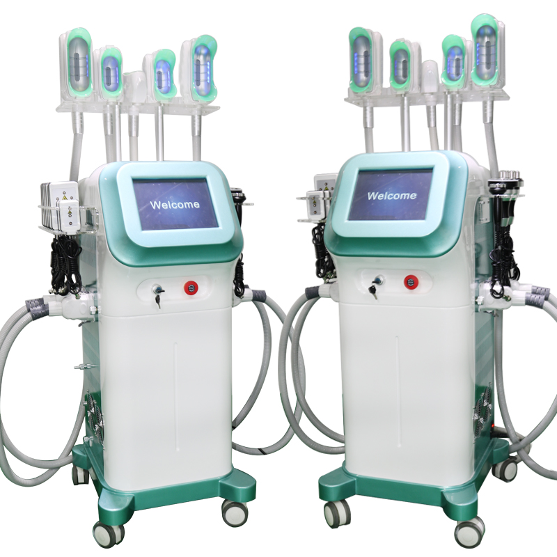 Varmförsäljning multifunktion Cryolipolysis Fat Freeze Cryo Body Slant Machine RF Face Lift Lipo Laser Slim Equipment