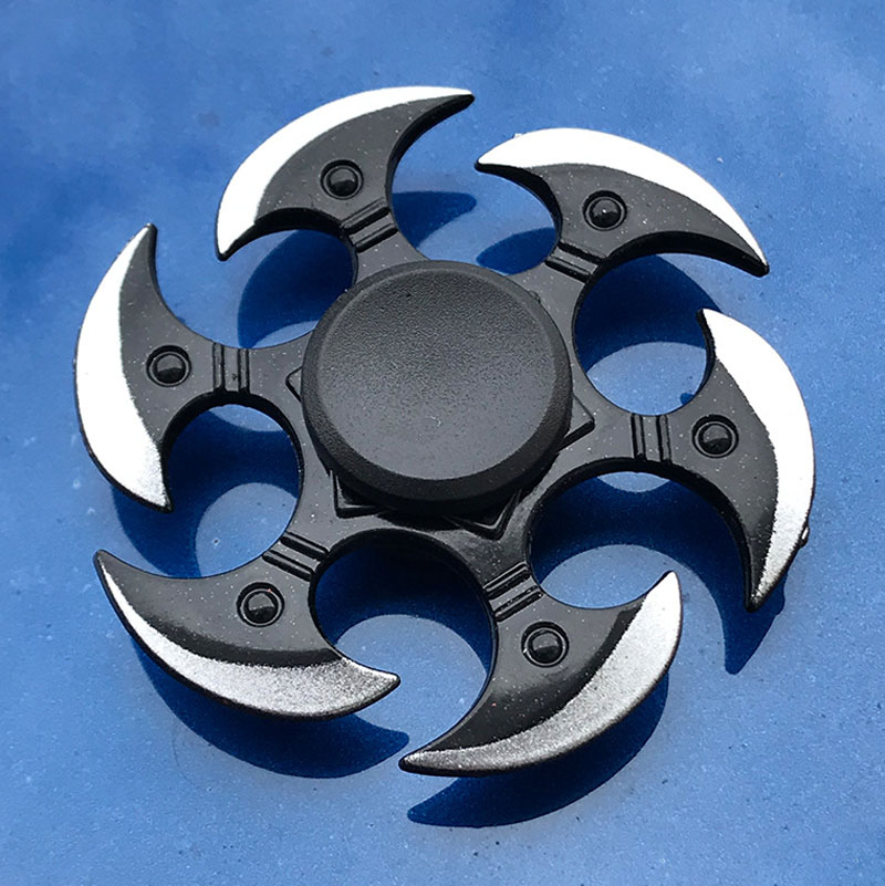 Spinner giocattolo da dito in lega di zinco metallo mano spinner punta delle dita giroscopio trottola giocattoli antistress sollievo dall'ansia4511279