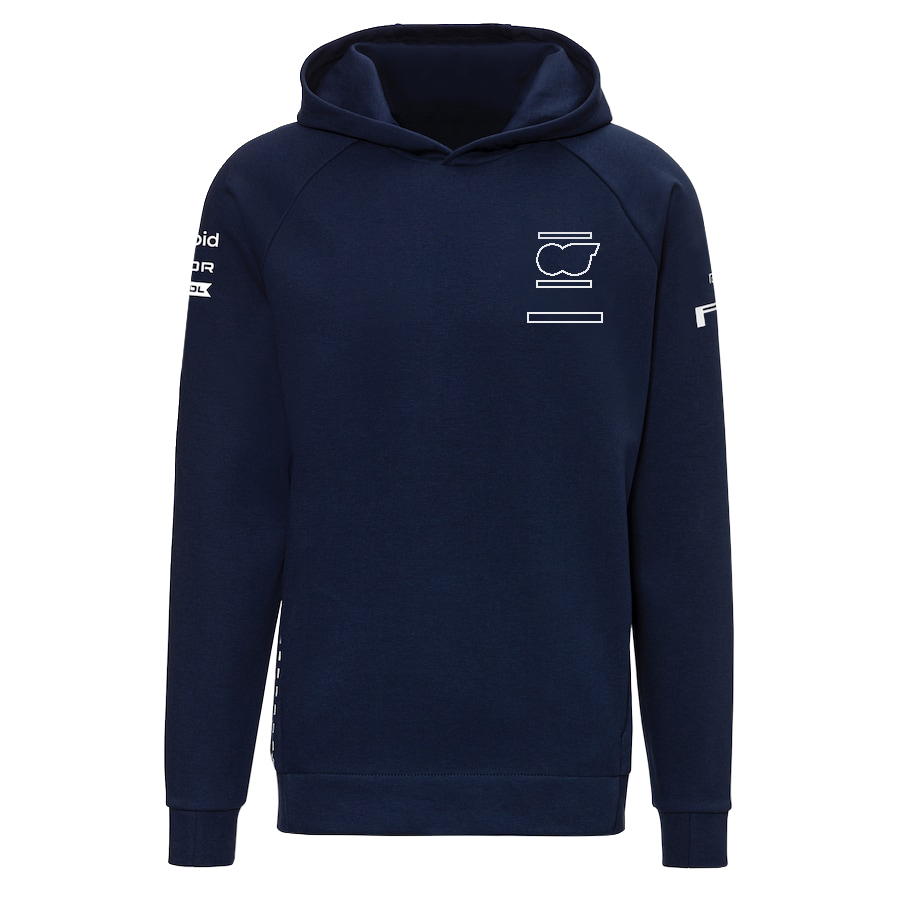 2023 Formel 1 Team Hoodie Zip Sweatshirt Ny F1 Men's Fashion Casual O Neck Pullover Hoodies Anpassade samma racingkläder herrkläder