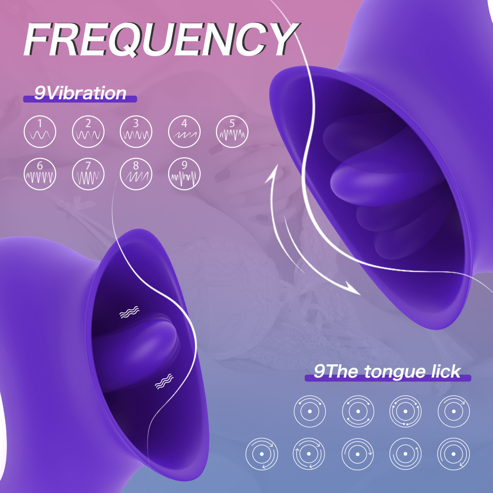 Realistic Tongue Licking Vibrator And G-spot Clit Stimulator_voghion.com