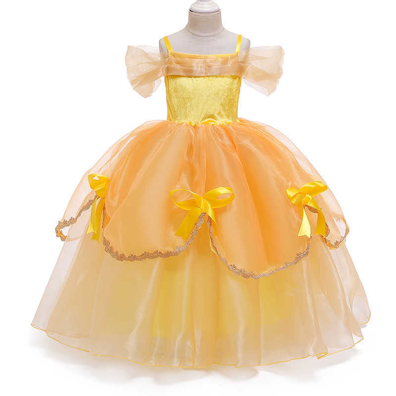 Girl's Dresses Princess Come Little Girls Cosplay Dress Children's Disfraz Robe Kids Halloween Clothes