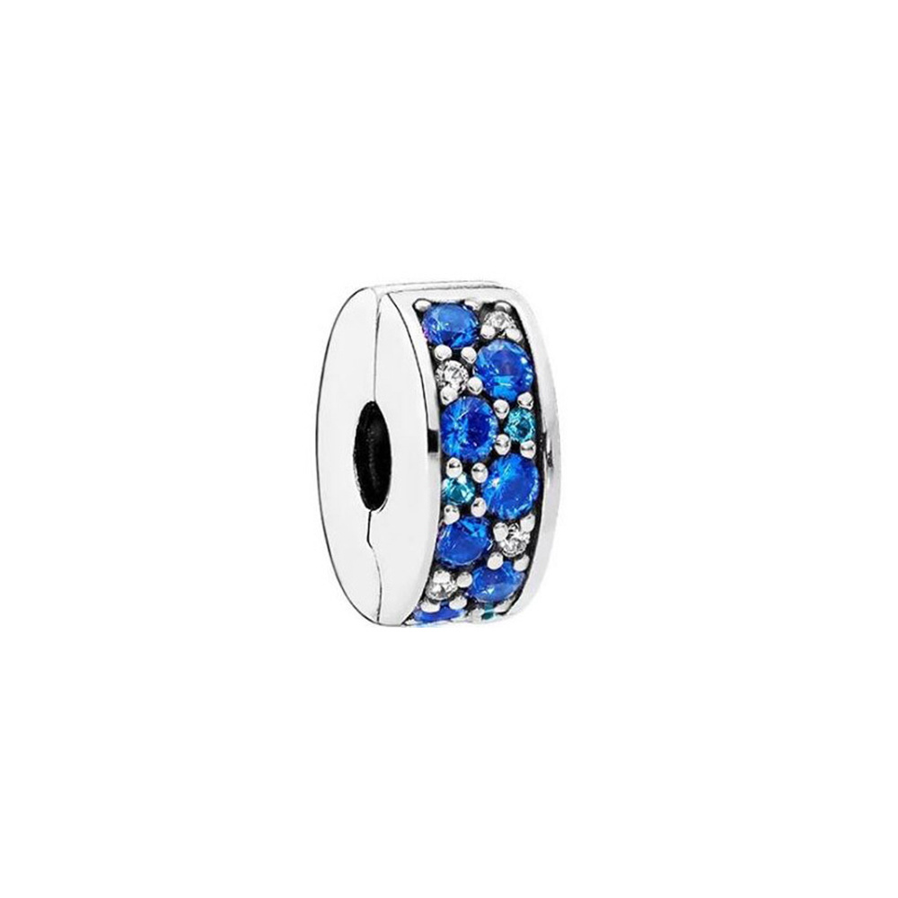 925 Koraliki Siver Charms for Pandora Charm Bracelets Designer dla kobiet zaciśnięcie stawu