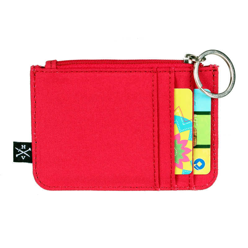 Wallets Women Moeda Burse Men Minimalista Slim Cartão Cartão de Carteira Canvas Bolsa 4642 G230308