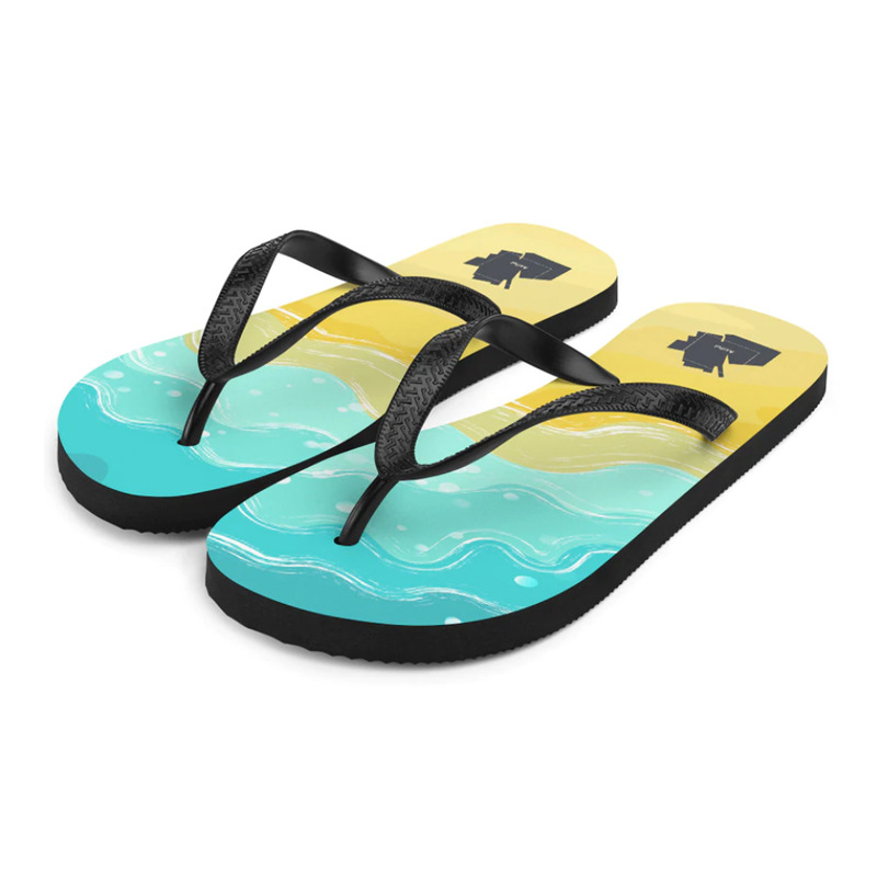 Wholesale! PVC shoes Sublimation blank flip-flops Heat transfer printing beach slippers casual slippers A0098