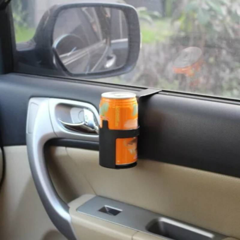 Portable Car Truck Door Cup Holder Window Hook Mount Water Bottle Cup Durable Stand Container Auto Interior Supplies Accessories