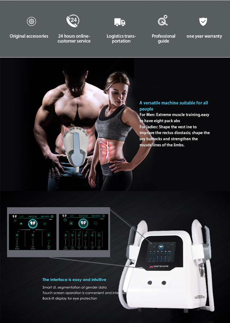 Skönhetsartiklar Portable EMS Machine Burn Fat Electronic Body Slant Muscle Stimulate Build Muscle Fat Removal Sculpting Machine