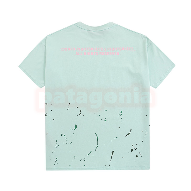 Nouvelle mode Mens Summer T-shirt Designer Womens Splash Splash Printing Tees Lovers Hip Hop Clothing Taille S-XL