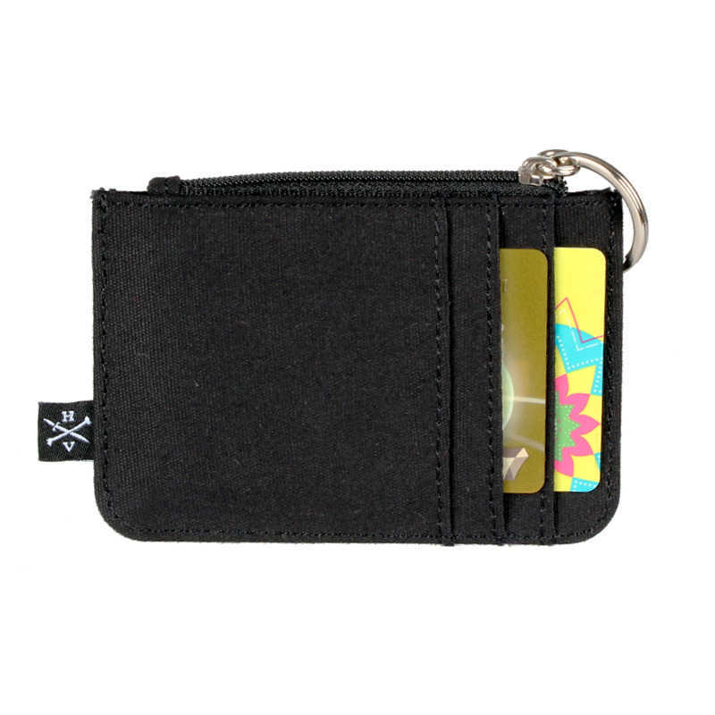 Wallets Women Moeda Burse Men Minimalista Slim Cartão Cartão de Carteira Canvas Bolsa 4642 G230308