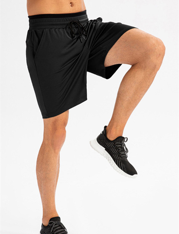 LL Pantalone corto da jogging sportivo da ciclismo da uomo con tasca elastica casual allenamento in palestra