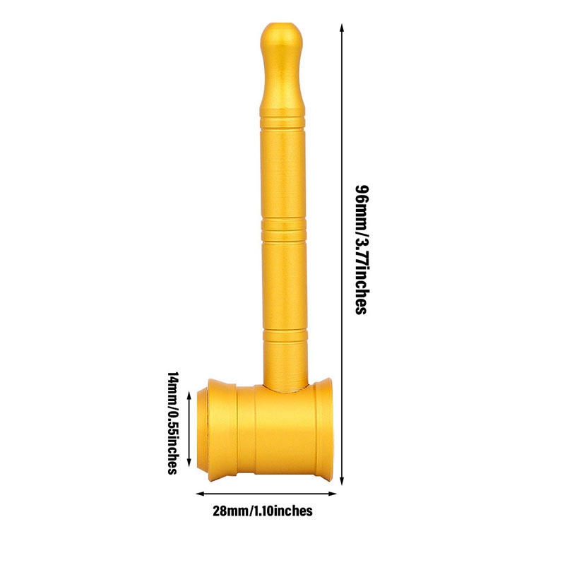 Tuyaux en alliage d'aluminium colorés Filtre à trou de tabac à herbes sèches amovible portable Écran en argent Cuillère Bol Conception innovante Pipes à main Fumer Porte-cigarette