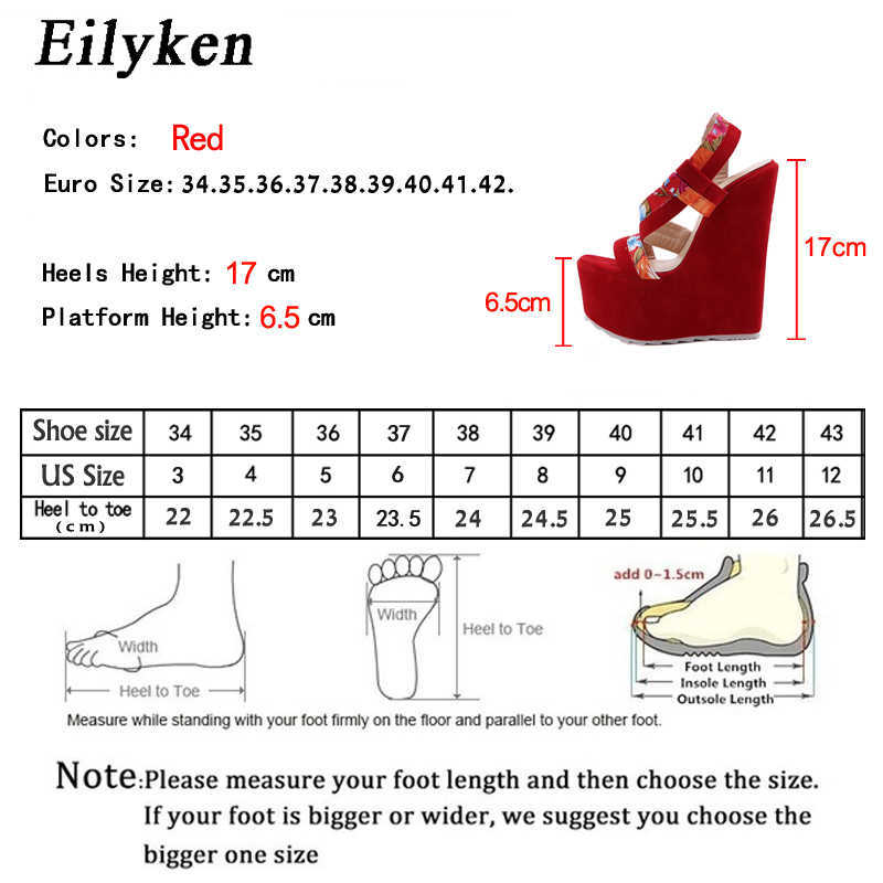 New Gladiator High Heels Platform Cendages Sandals Party Red Bohemian Summer Women Chaussures Taille 35-42 230306