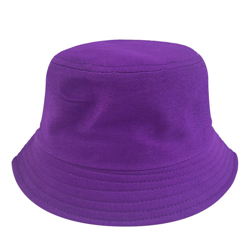 Unisex bomull hink hattar vuxna sommar solskyddsmedel panama hatt ren färg sunbonnet fedoras utomhus fiskare hatt strand cap wxy361