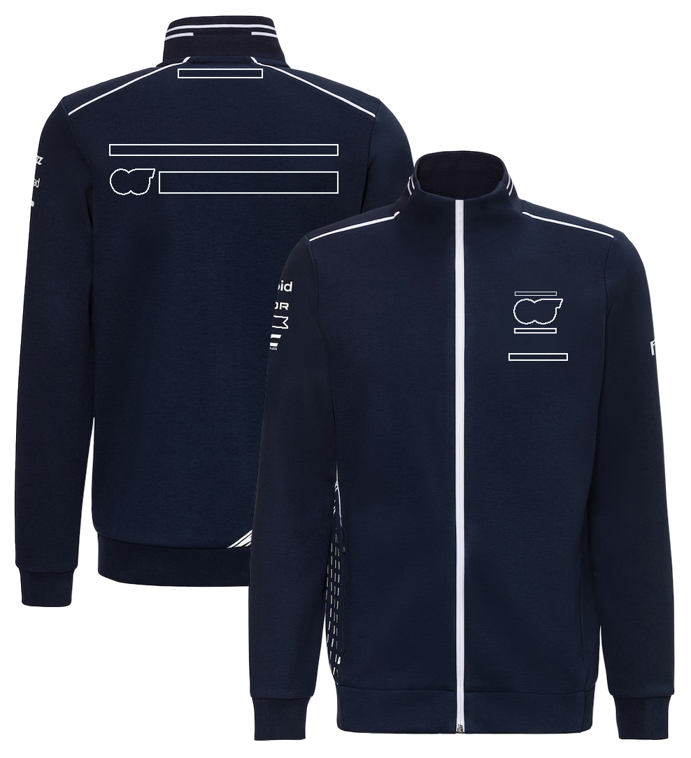 2023 Formel 1 Team Hoodie Zip Sweatshirt Ny F1 Men's Fashion Casual O Neck Pullover Hoodies Anpassade samma racingkläder herrkläder