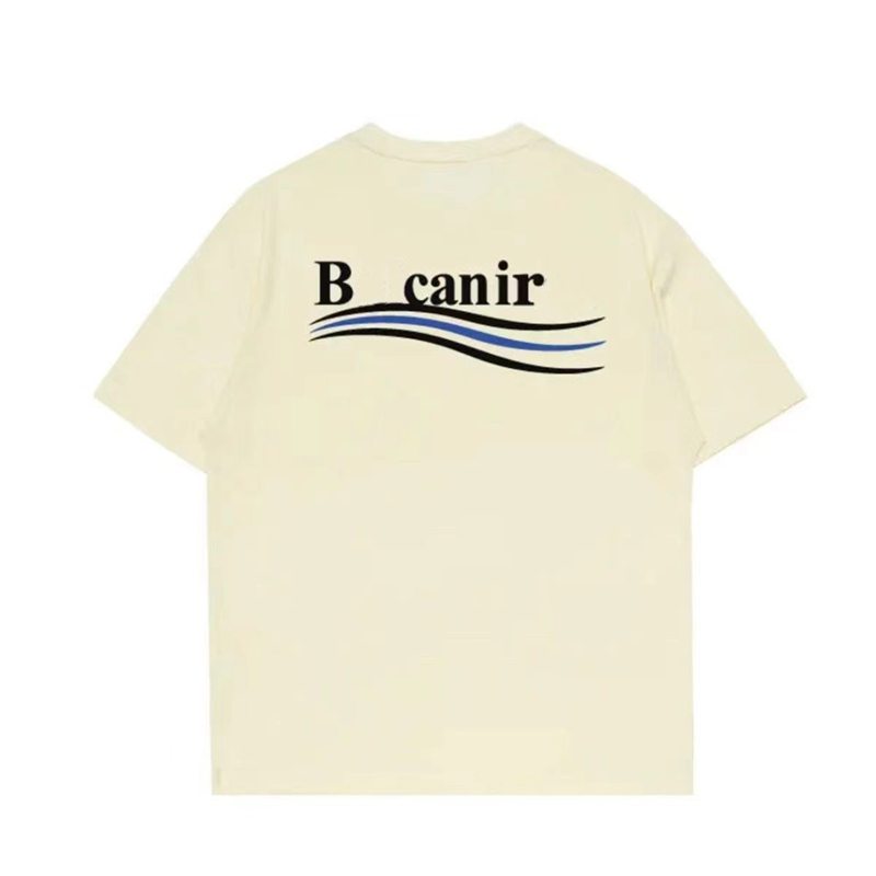23 camisetas masculinas de grife camisetas masculinas luxuosas de algodão com estampa de letra B roupas combinando para casal S-5XL
