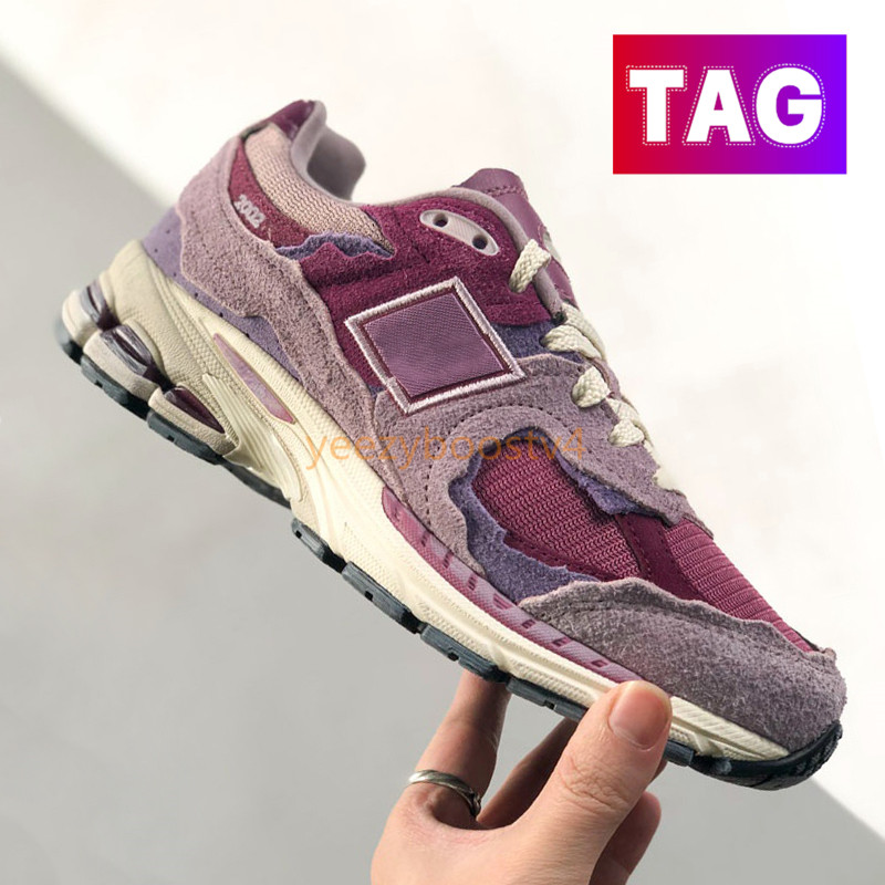 Nya 2002R Fritidsskor Herr Designer Skyddspaket Sneakers regn på moln Rosa Havssalt grå camo Svart Grå Nattur Grön DARK NAVY fantom Män Dam Sneakers